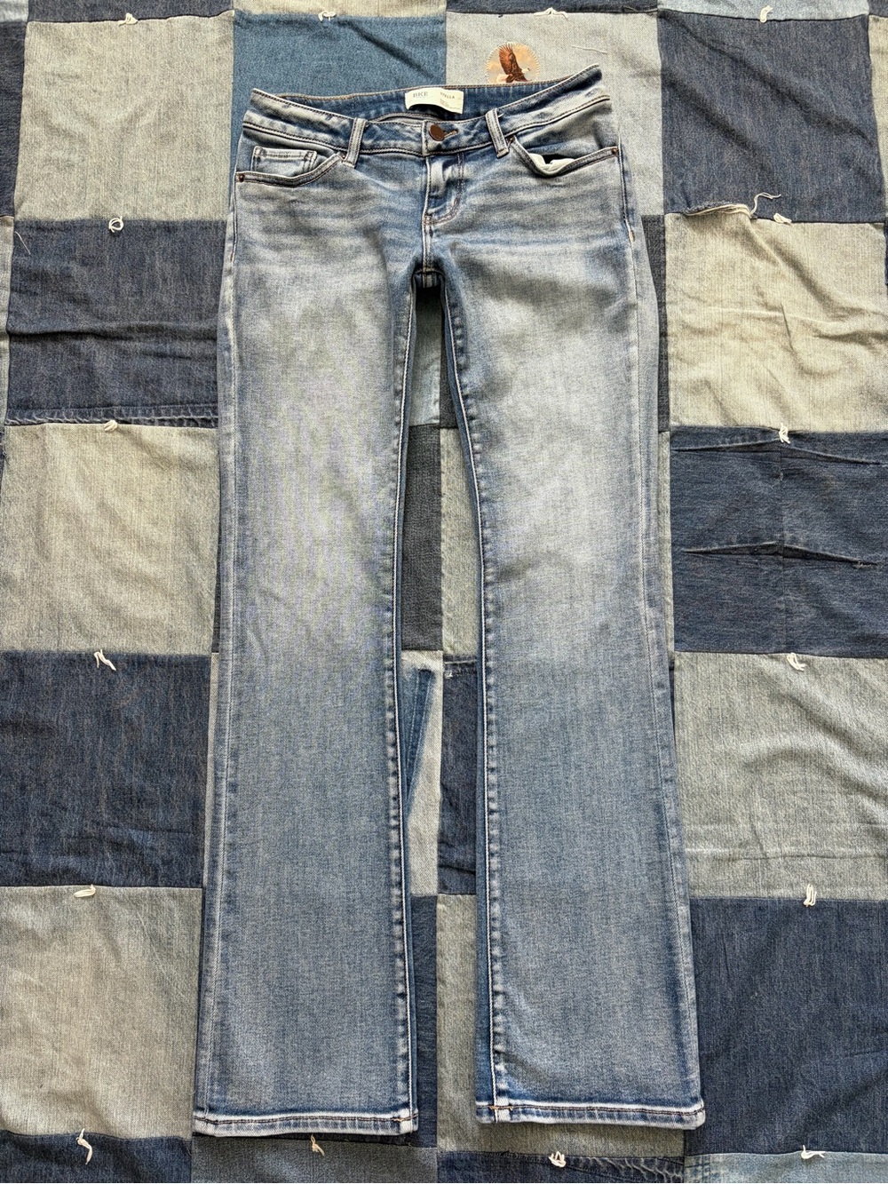 BKE Low Rise Bootcut Stella Jeans Faded Denim Slim Fit Tailored Bootcut 29x33